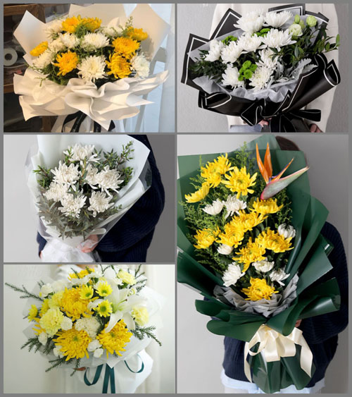 安徽淮南市寿县寿春镇花园村白事花束代送